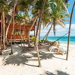 Amazing Eco Palapa At Private Beach In Sian Kaan.