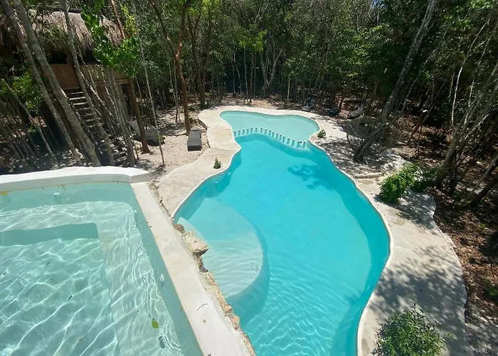 Aldea Maya-Ha Cabañas con cenotes