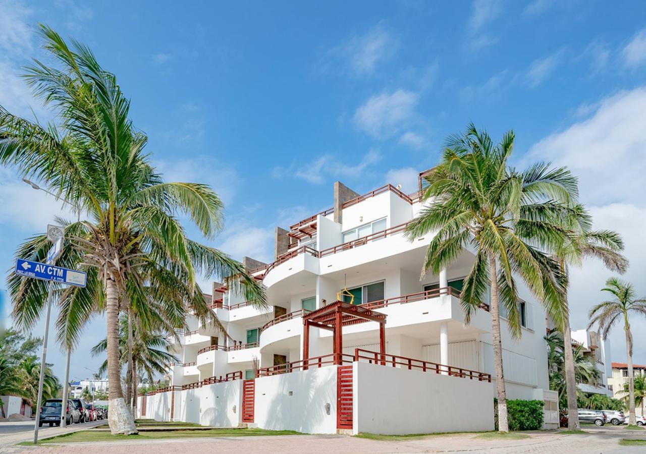 Beachfront Penthouse With 3 Bedrooms & Ocean View - Nubes Сasa de vacaciones Playa del Carmen