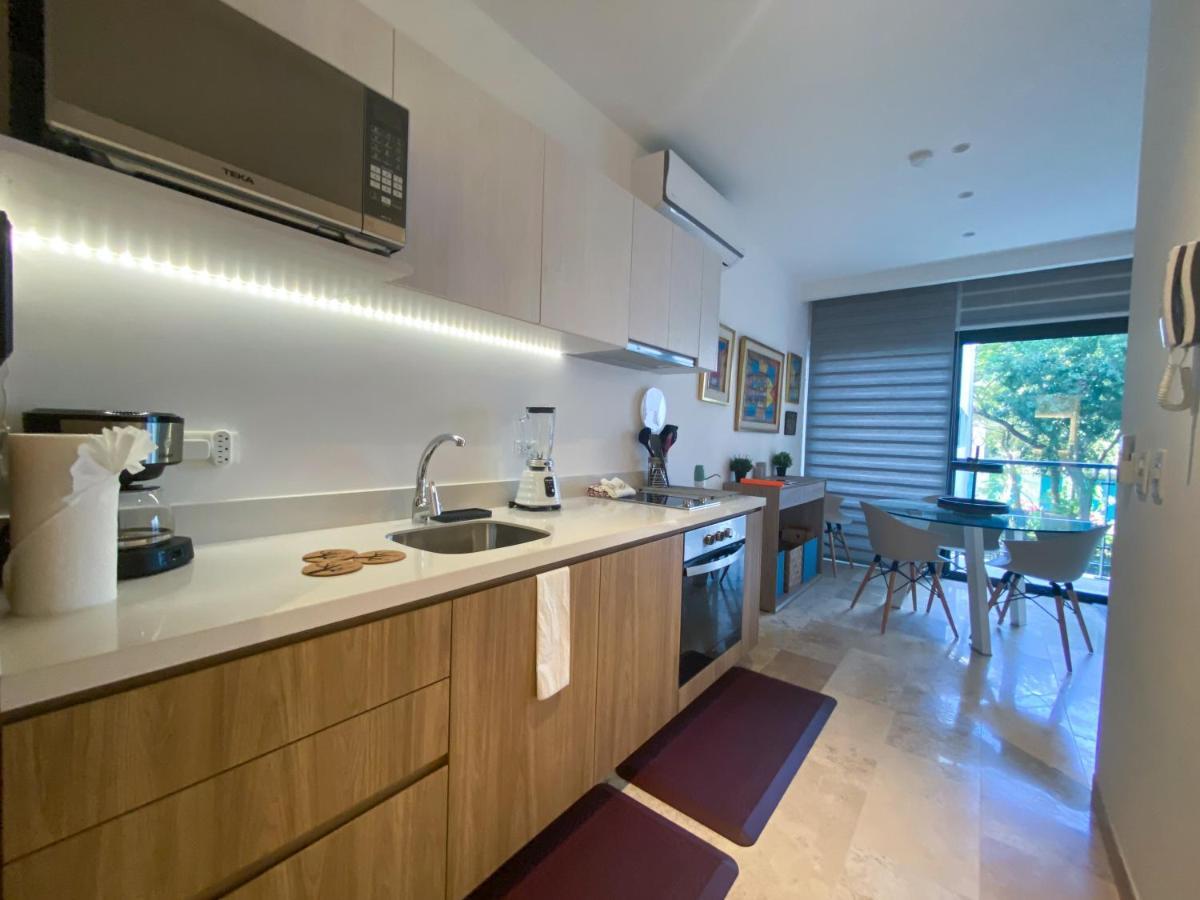 Ipana B113 Inner Court, Quiet 1 Bedroom Apartment Playa del Carmen