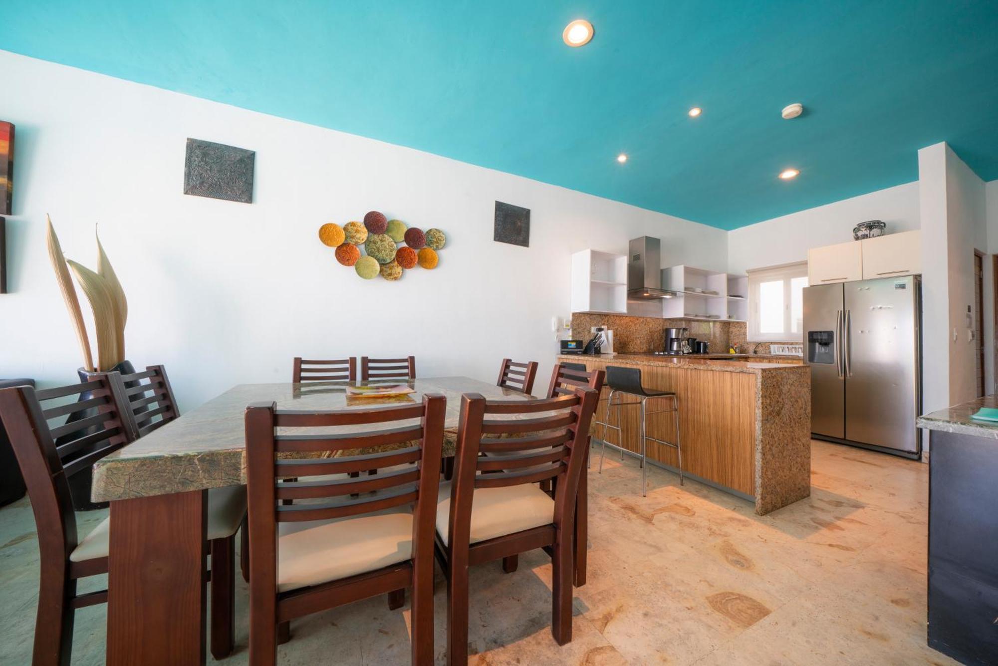 Сasa de vacaciones Beachfront Penthouse With 3 Bedrooms & Ocean View - Nubes Playa del Carmen