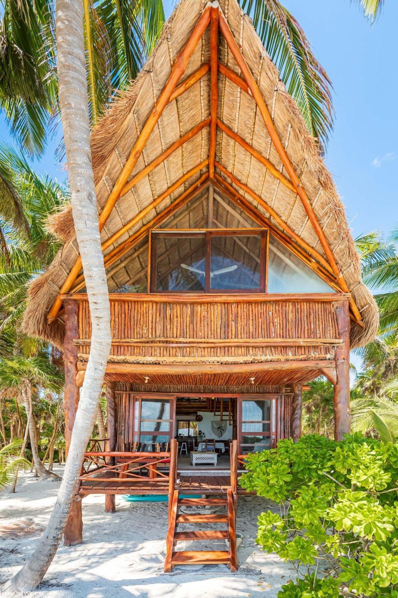 Amazing Eco Palapa At Private In Sian Kaan. Holiday home Tulum