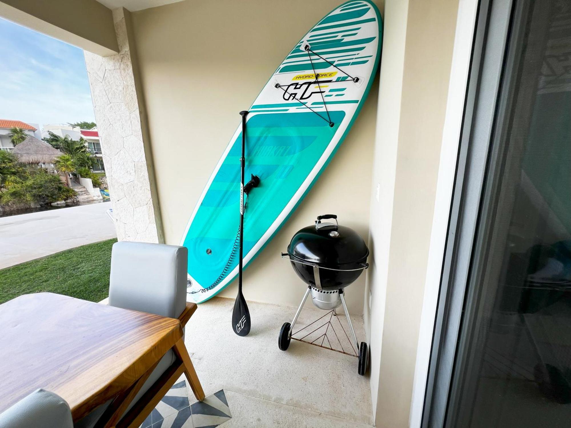 Apartment Exclusive, Lagoon Front, 2 Min Beach, Groundfloor, Grill & Paddelboard Puerto Aventuras