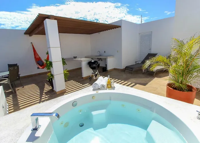 Penthouses With Private Rooftop & Hot Tub In Resort Grounds