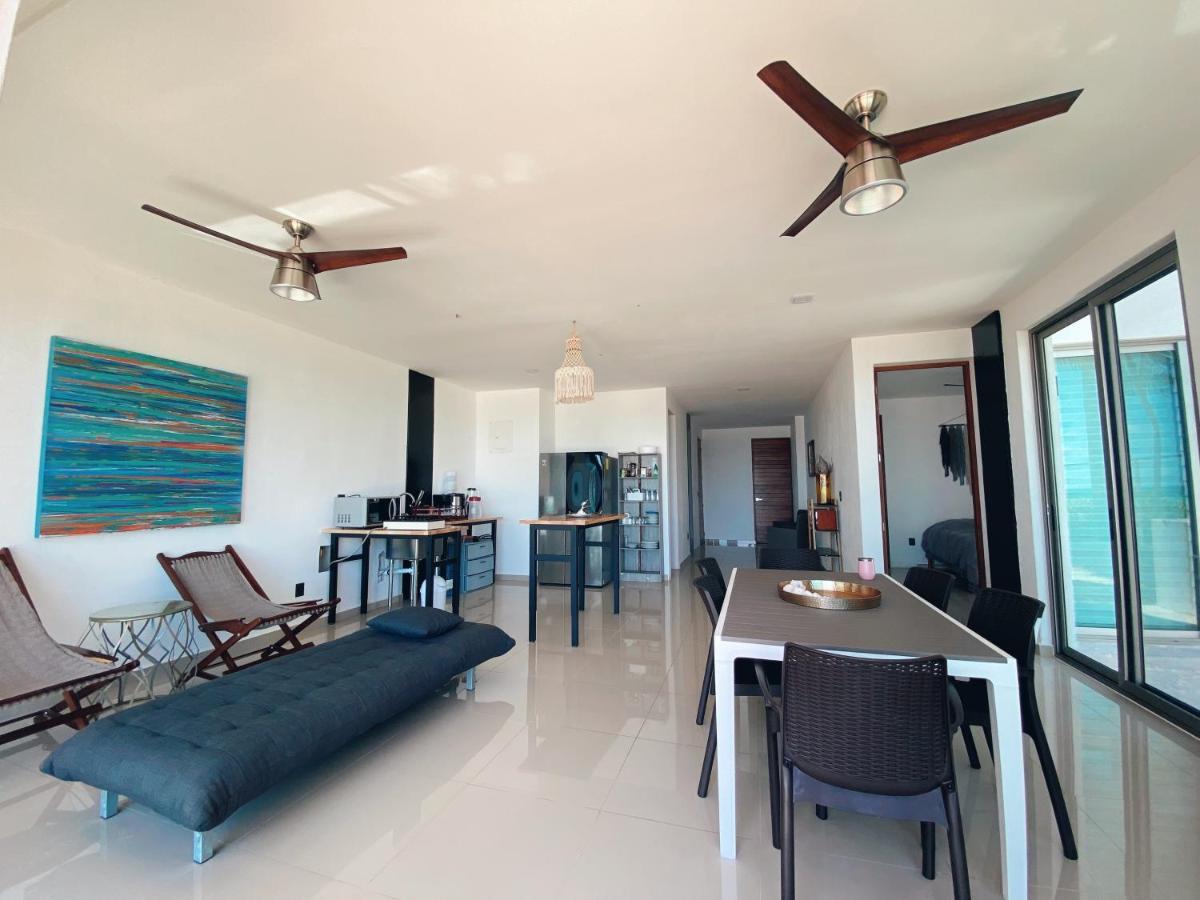 Apartment Angelina 28 Beachfront And Family - Modern And Relaxing Long - 20 Min From Cancun Airport *