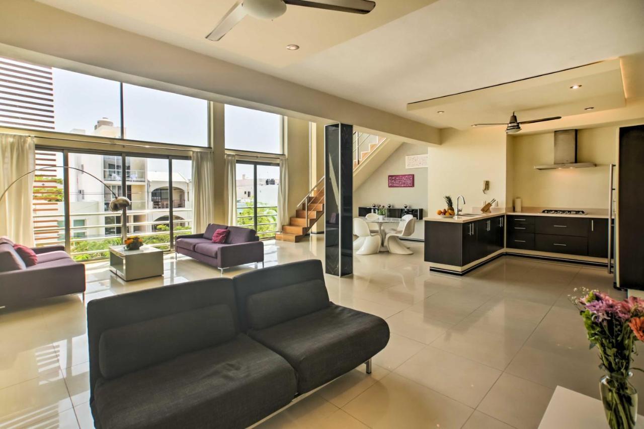 Apartment Luxury Penthouse With Rooftop Pool - Walk To Beach! Playa del Carmen