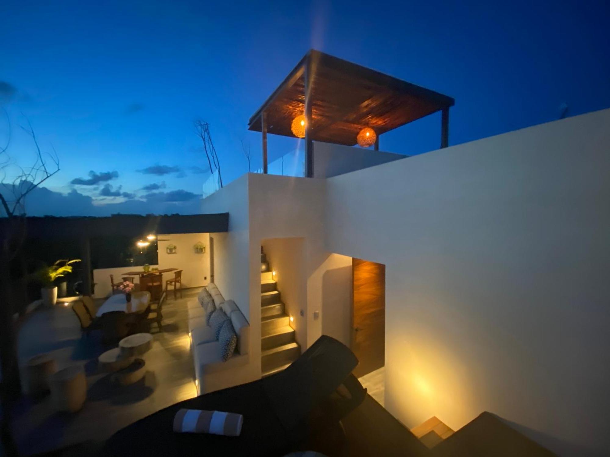 Apartamento Kataleya By Zaazil - New Luxury Penthouse Up To 10 People, 3-level, 3240 Sqft , Private Pool, Terrace And Roof In Luum Zama In The Jungle Tulum