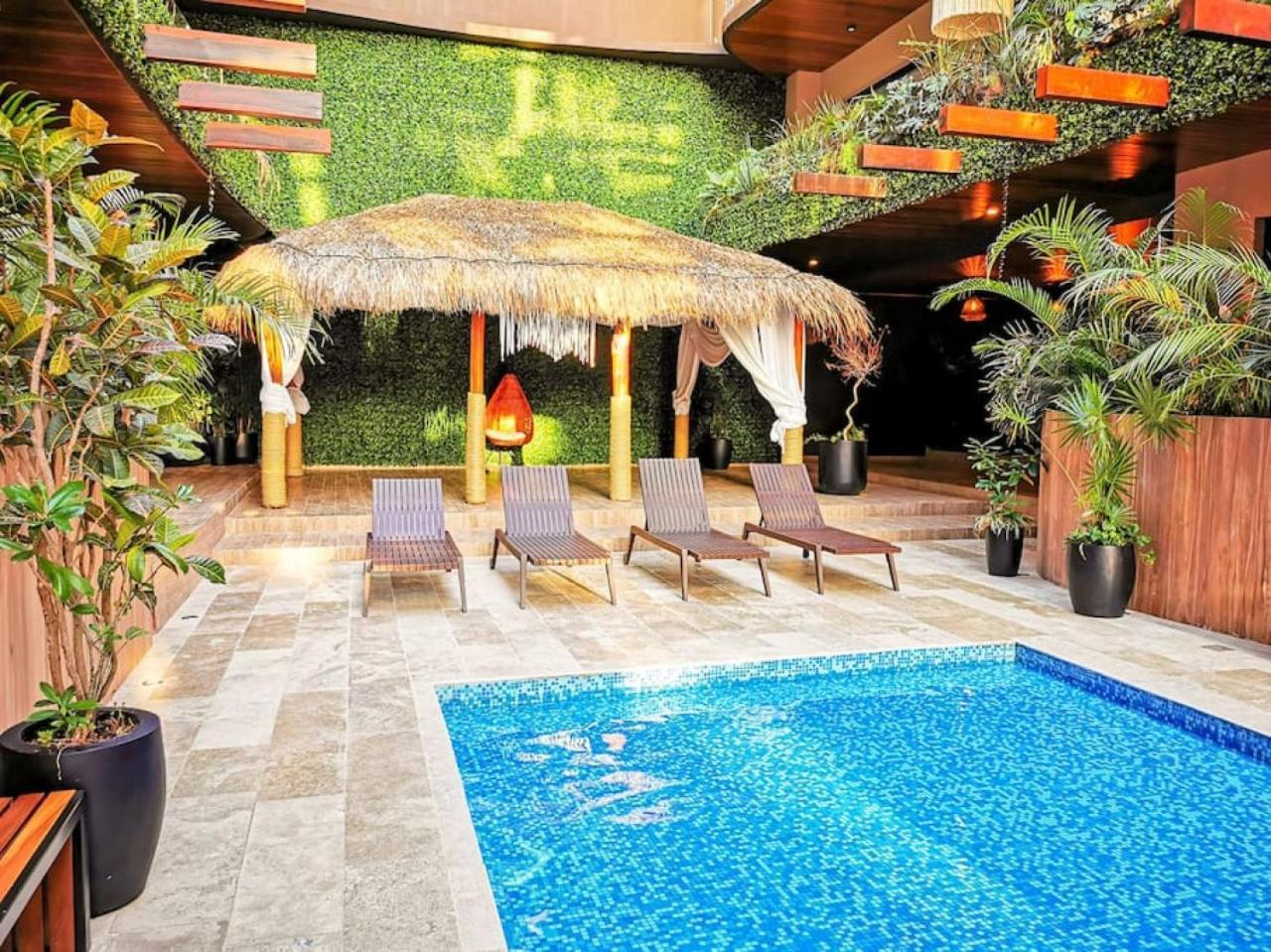 Modern Downtown With Rooftop, Pool, Gym And Parking Apartamento Tulum
