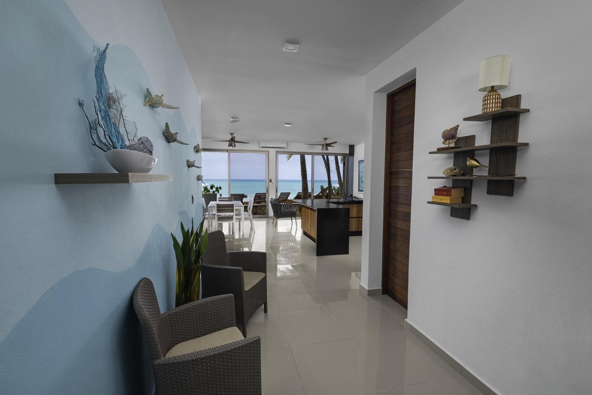Angelina 28 Beachfront And Family - Modern And Relaxing Long - 20 Min From Cancun Airport Puerto Morelos