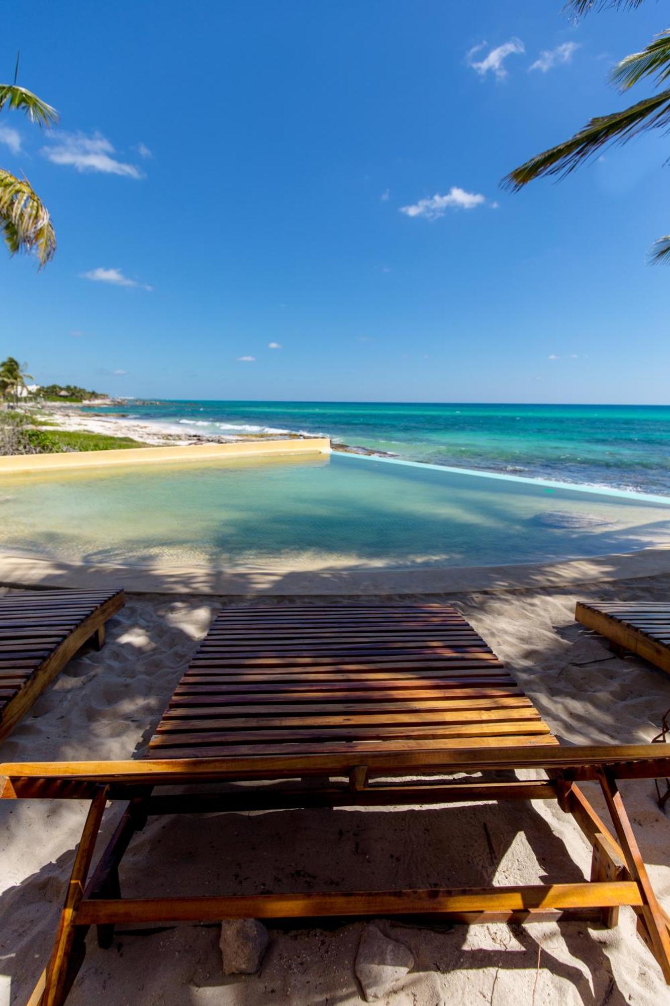 Angelina 28 Beachfront And Family - Modern And Relaxing Long - 20 Min From Cancun Airport Puerto Morelos