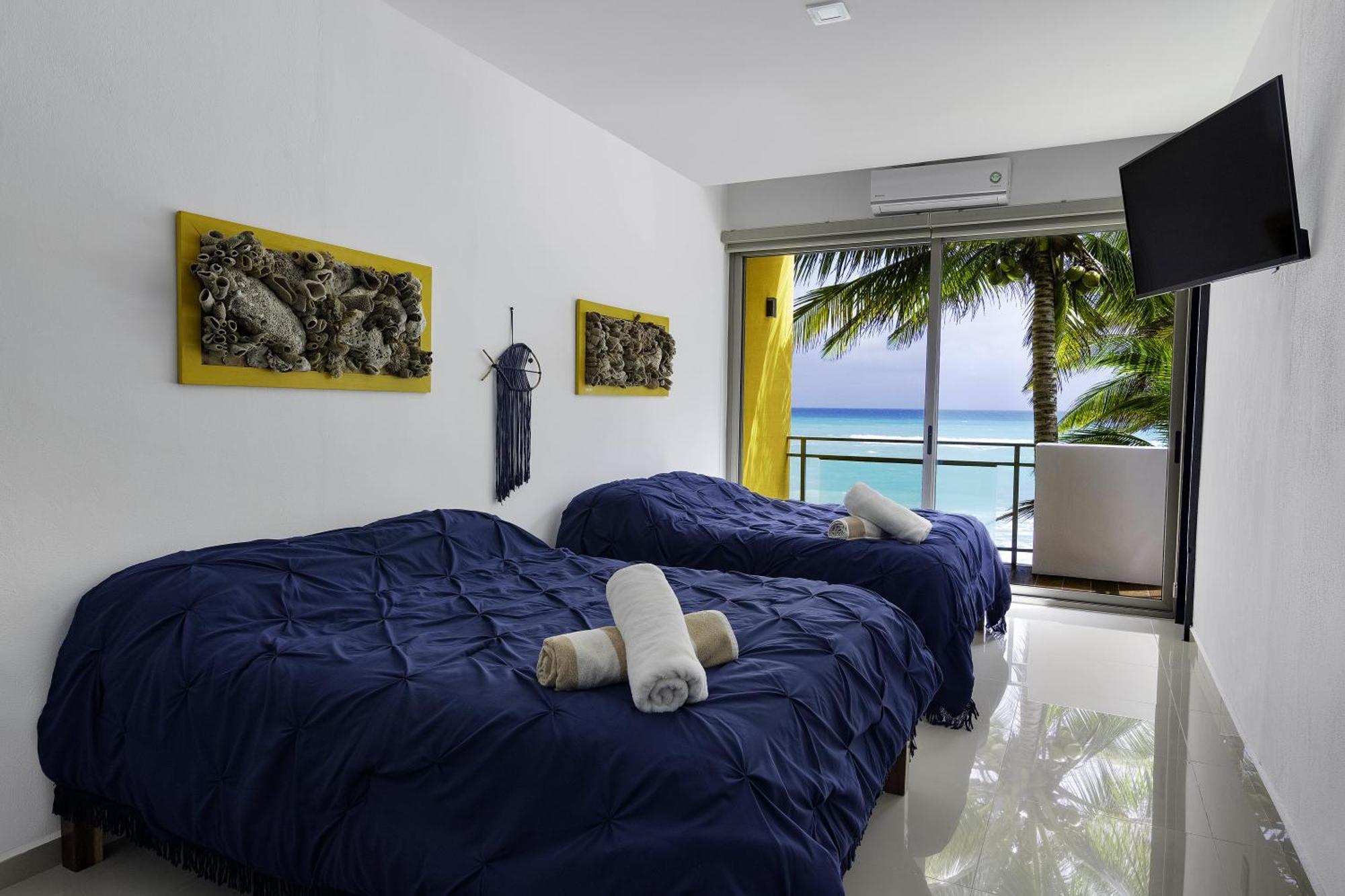 Angelina 28 Beachfront And Family - Modern And Relaxing Long - 20 Min From Cancun Airport Puerto Morelos