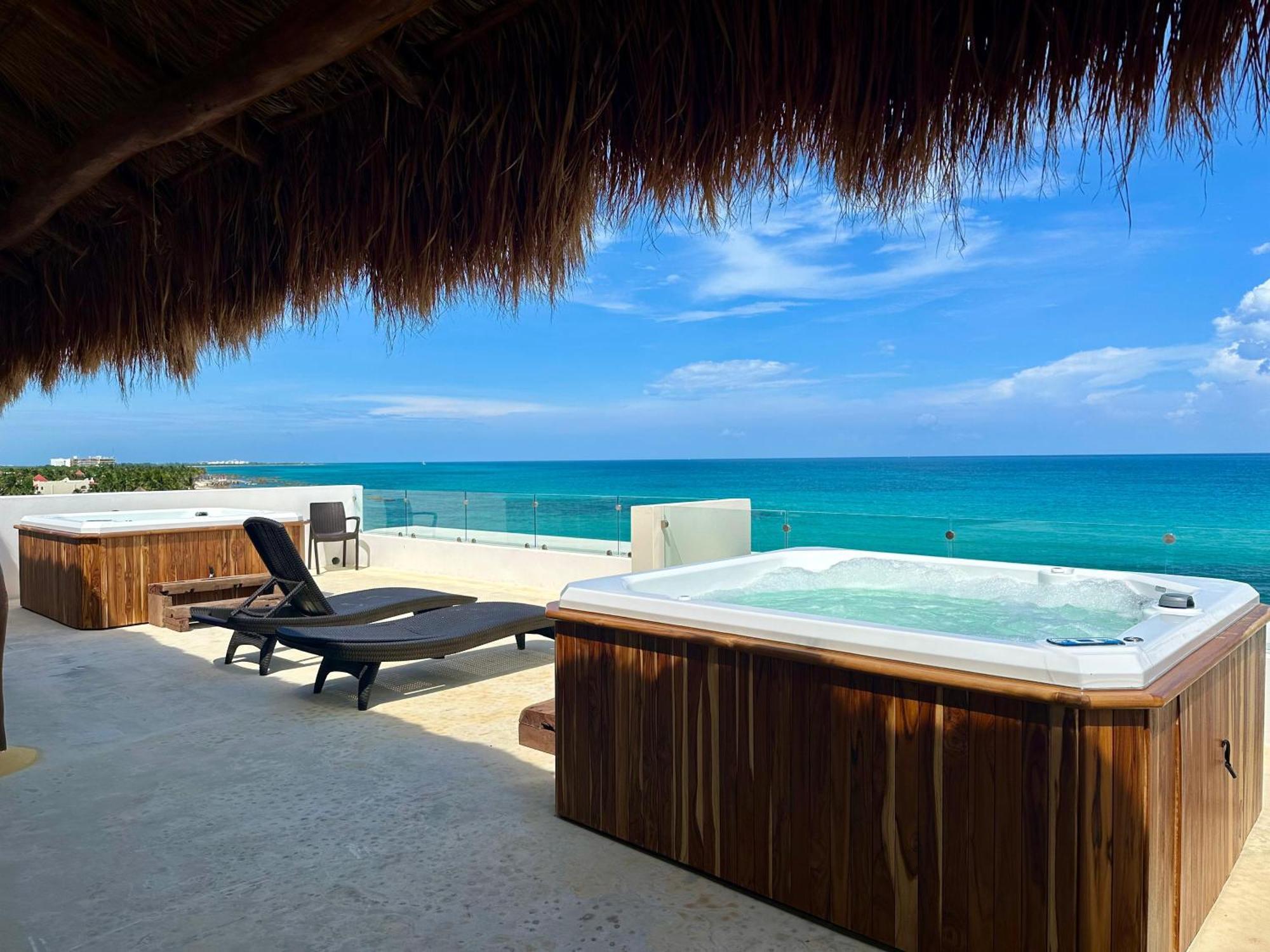Apartment Angelina 28 Beachfront And Family - Modern And Relaxing Long - 20 Min From Cancun Airport Puerto Morelos