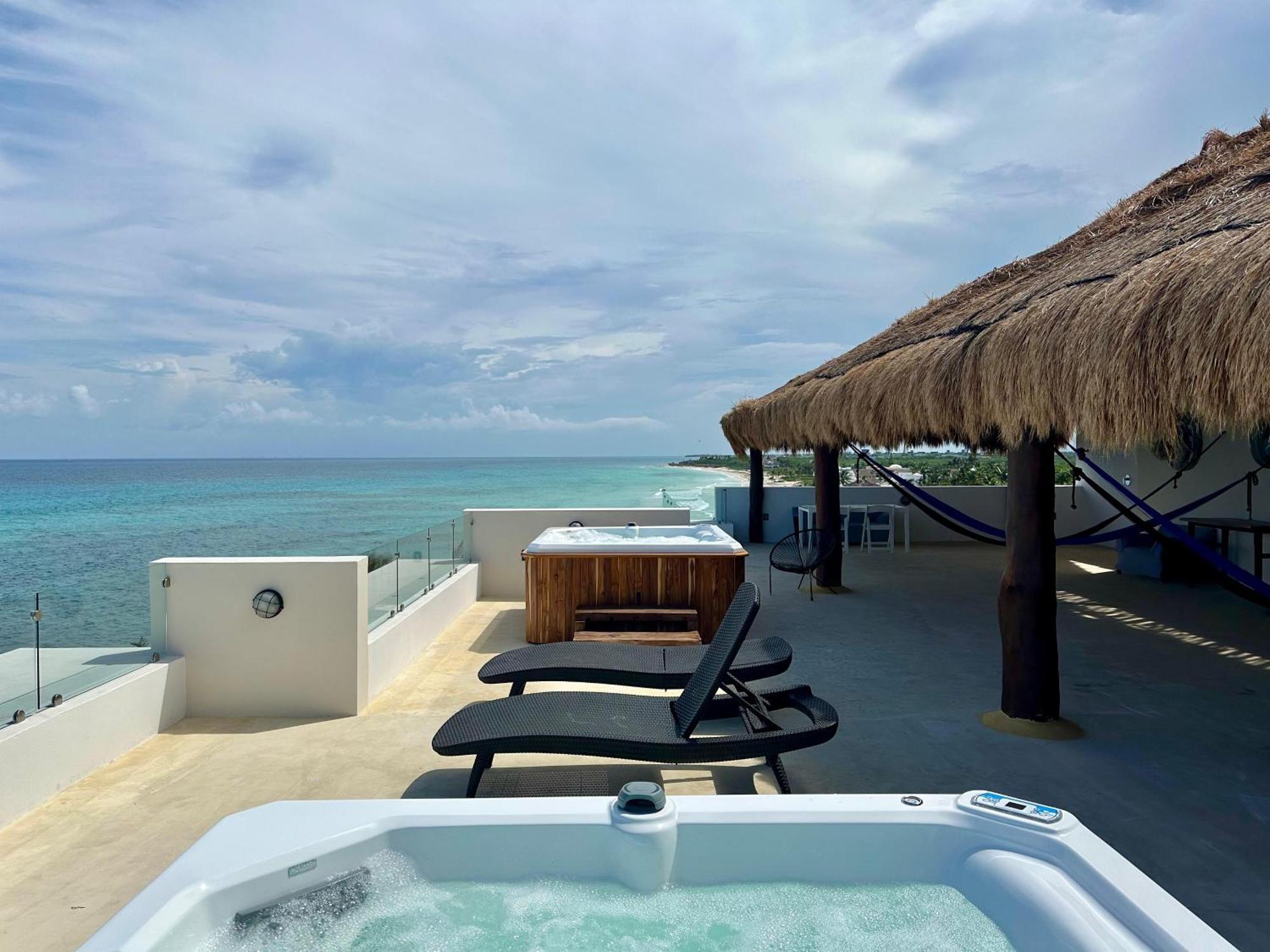 Angelina 28 Beachfront And Family - Modern And Relaxing Long - 20 Min From Cancun Airport * Puerto Morelos
