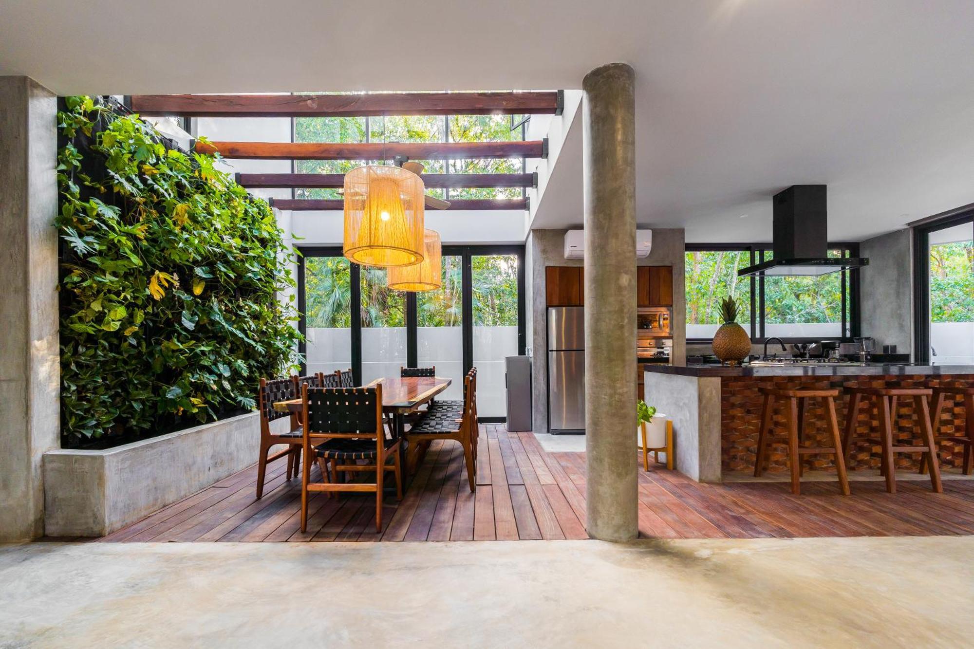 Villa Luxury 4br Eco 10ppl Outdoor Pizza Oven - Private Pool & Jacuzzi Tulum