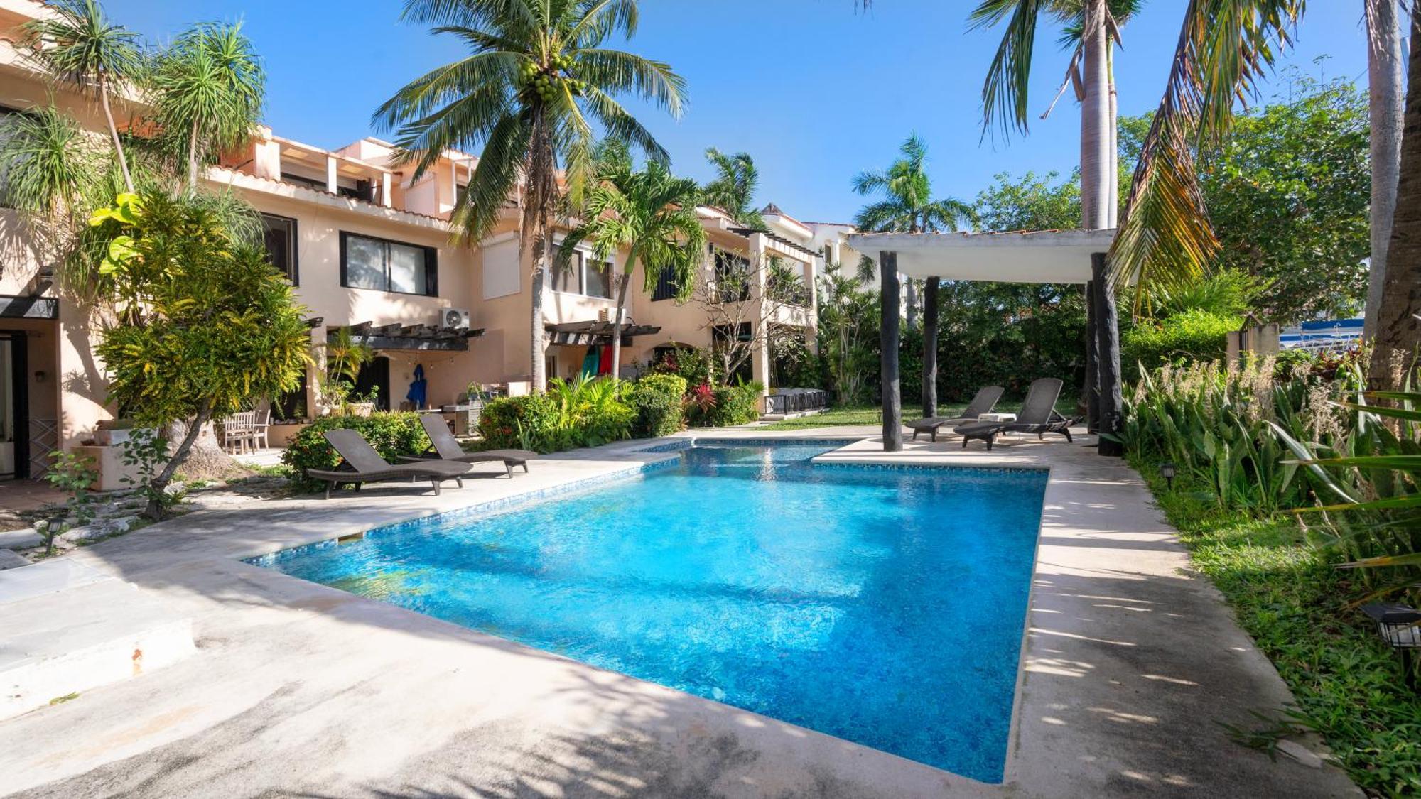 Casa Con Vista A La Marina, A Unos Pasos De La Playa * Puerto Aventuras