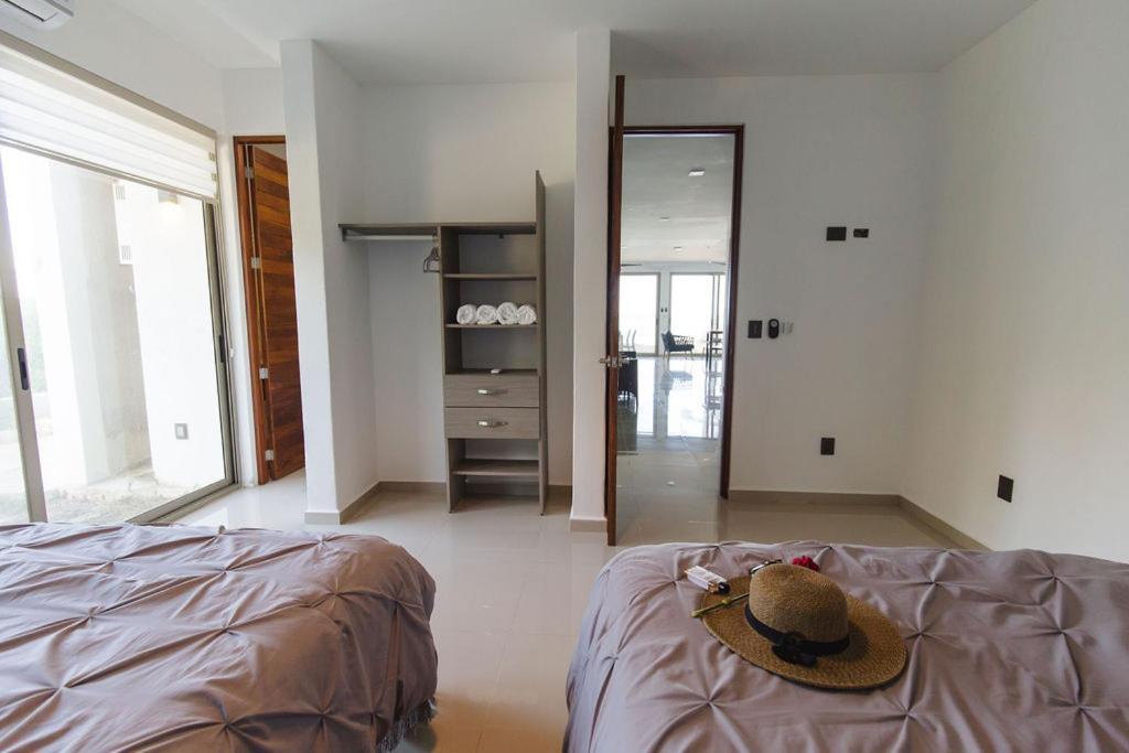 Angelina 28 Beachfront And Family - Modern And Relaxing Long - 20 Min From Cancun Airport Puerto Morelos