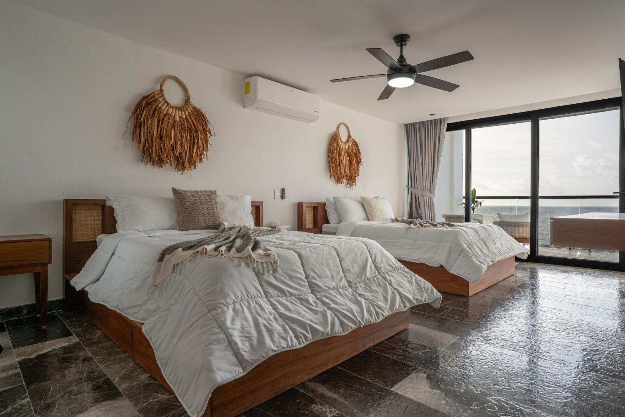 Villa Beachfront Luxury With Pool With Private Cooker & Staff Puerto Morelos
