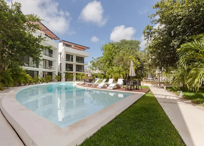 Ideal Retreat In Tulum, Spa & Gym Free! Central Park Tulum