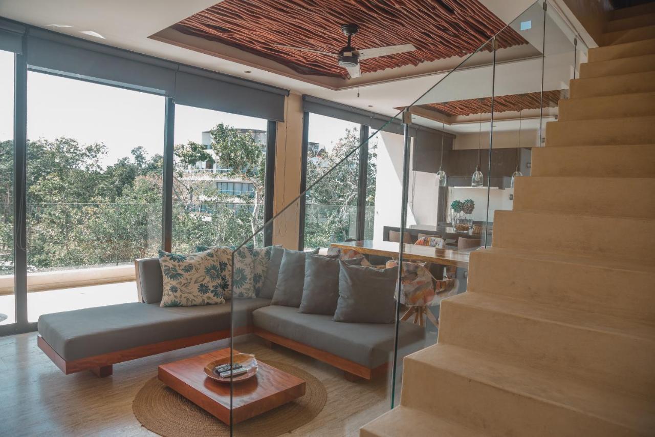 Kataleya By Zaazil - New Luxury Amazing Combo For Up To 20 People - Penthouse Aptartment , Private Pool, Terrace , Roof And Hot Tub In Luum Zama In The Jungle Apartment *