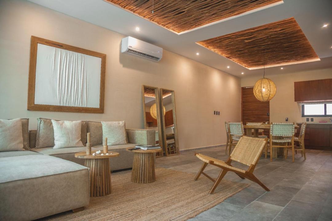 Kataleya By Zaazil - New Luxury Amazing Combo For Up To 20 People - Penthouse Aptartment , Private Pool, Terrace , Roof And Hot Tub In Luum Zama In The Jungle Apartment Tulum