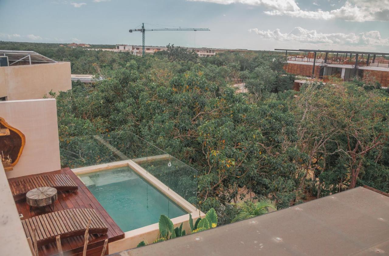 Kataleya By Zaazil - New Luxury Amazing Combo For Up To 20 People - Penthouse Aptartment , Private Pool, Terrace , Roof And Hot Tub In Luum Zama In The Jungle Apartment Tulum