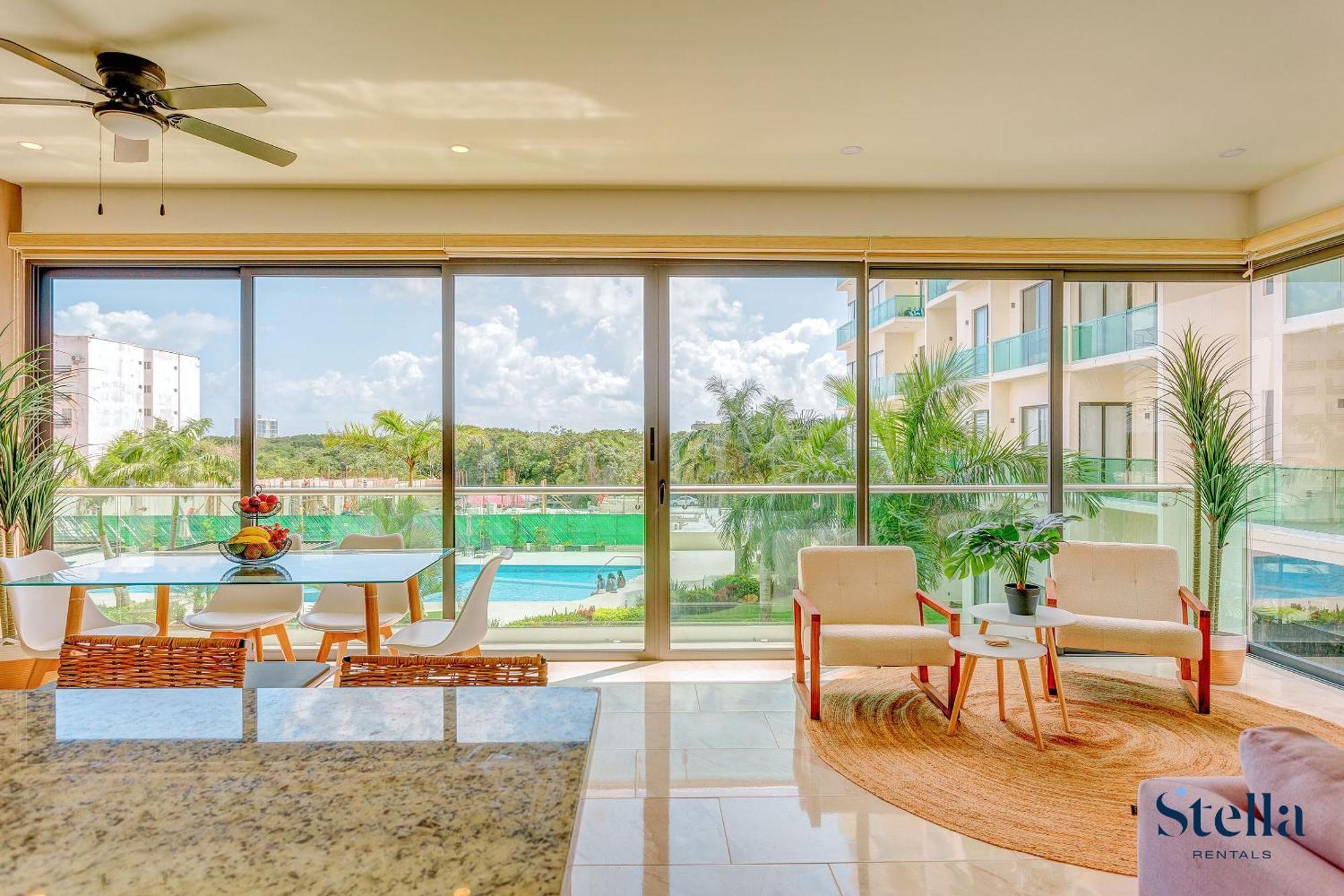 New Complex Style With Amenities Near Downtown 7min Playa del Carmen