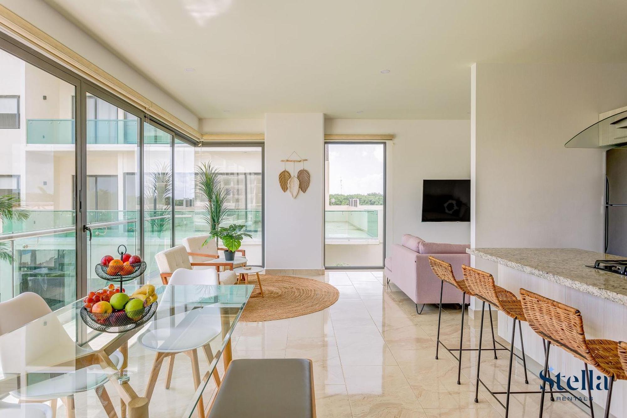 New Complex Style With Amenities Near Downtown 7min Holiday home Playa del Carmen