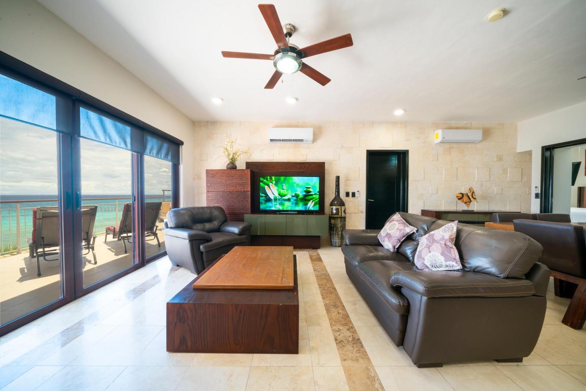 Surf 408 - Beachfront Stunning Ocean View Penthouse - At El Faro * Playa del Carmen