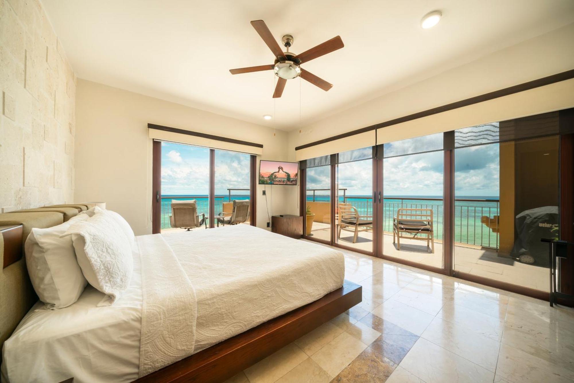Surf 408 - Beachfront Stunning Ocean View Penthouse - At El Faro * Playa del Carmen