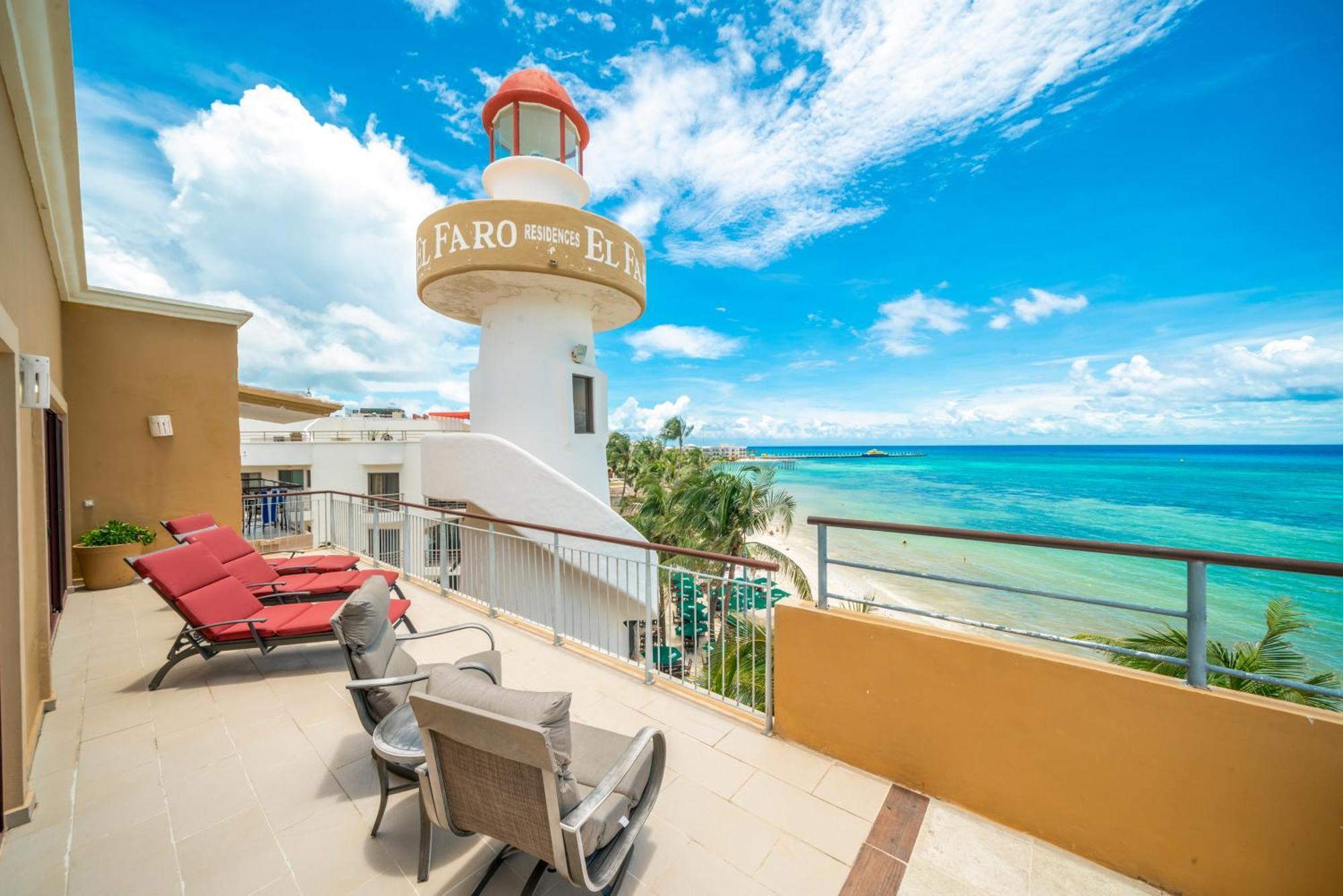 Surf 408 - Beachfront Stunning Ocean View Penthouse - At El Faro * Playa del Carmen