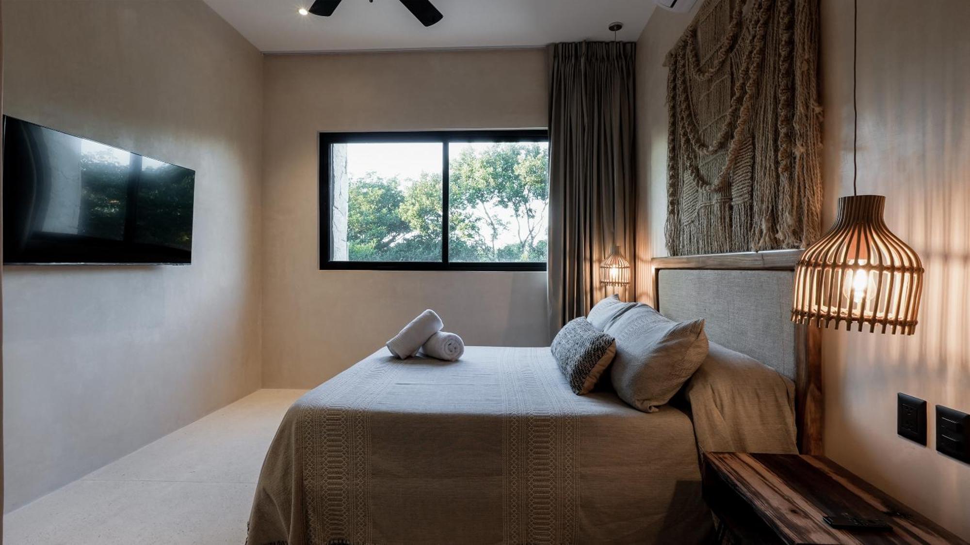 Apartment Sunset Serenity - Amply Private Terrace & Pool & Gym & Club Access Tulum