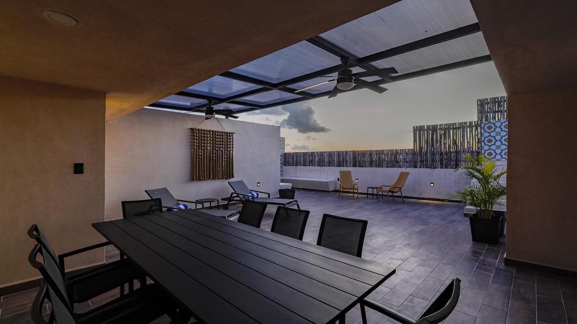 Sunset Serenity - Amply Private Terrace & Pool & Gym & Club Access Tulum