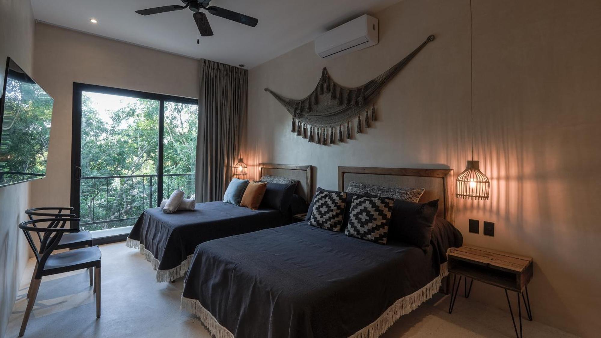Apartment Sunset Serenity - Amply Private Terrace & Pool & Gym & Club Access Tulum