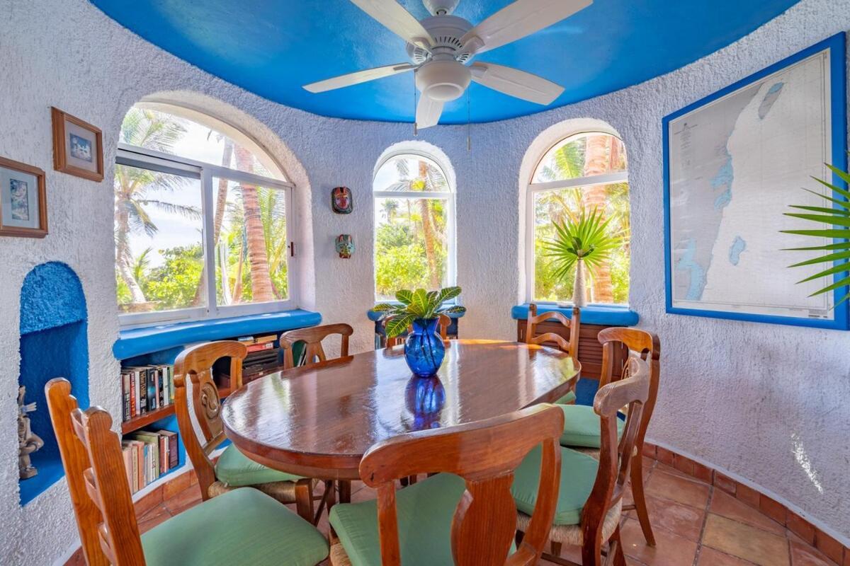 Villa Casa Luna Ocean Front In Half Moon Bay Akumal