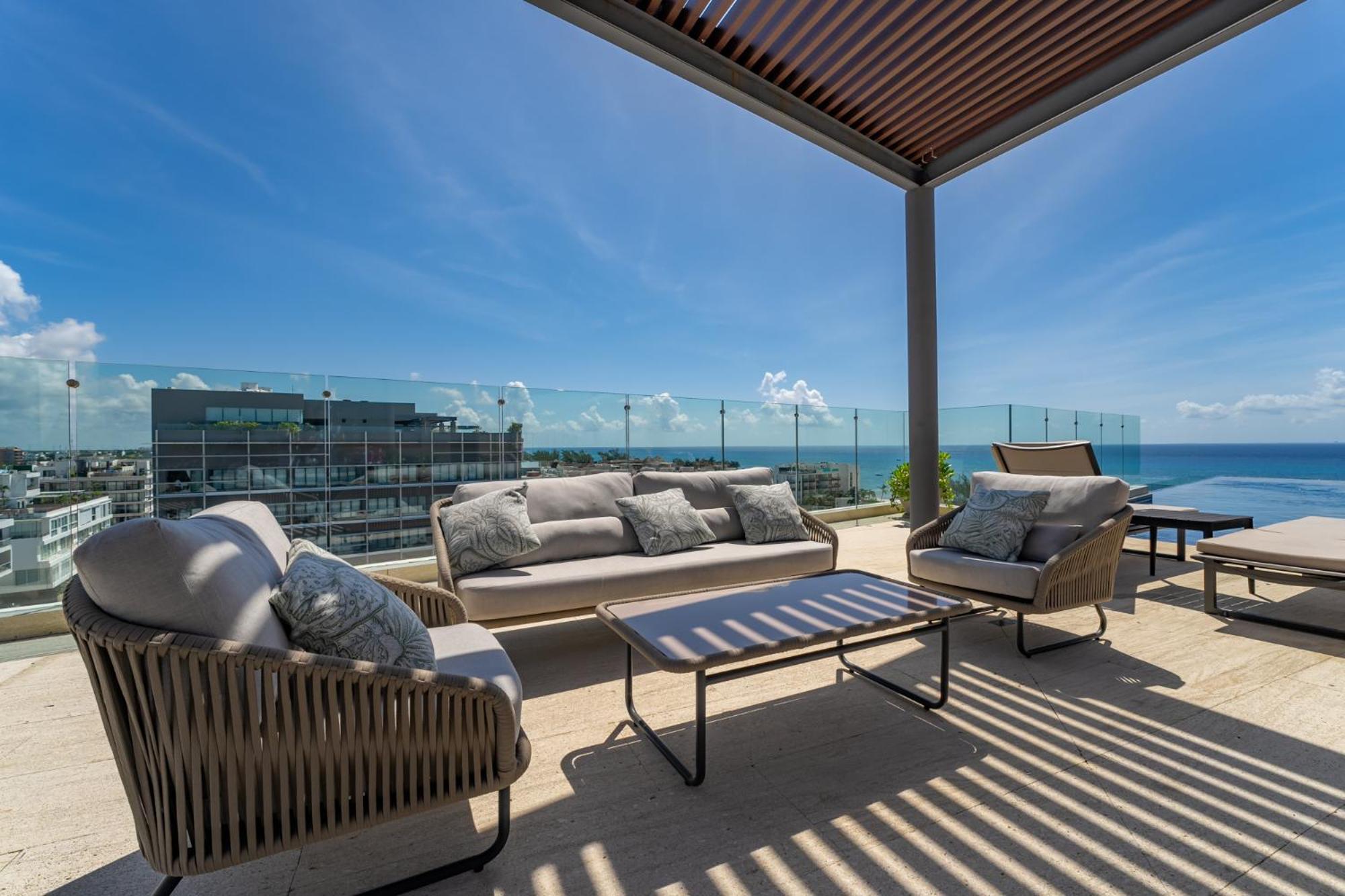 Marila Brand New Infinity Pool Sea View Apartment Playa del Carmen