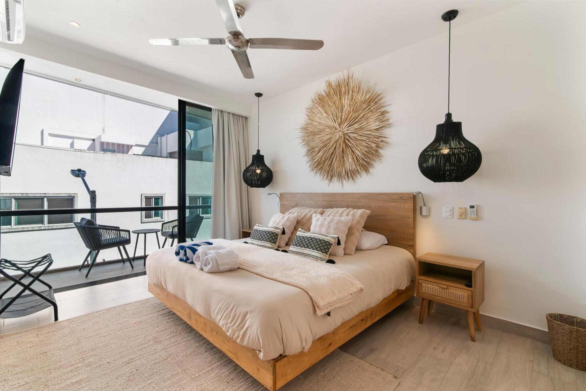 Apartment Cozy & New 2br Rooftop, Central, 10min To