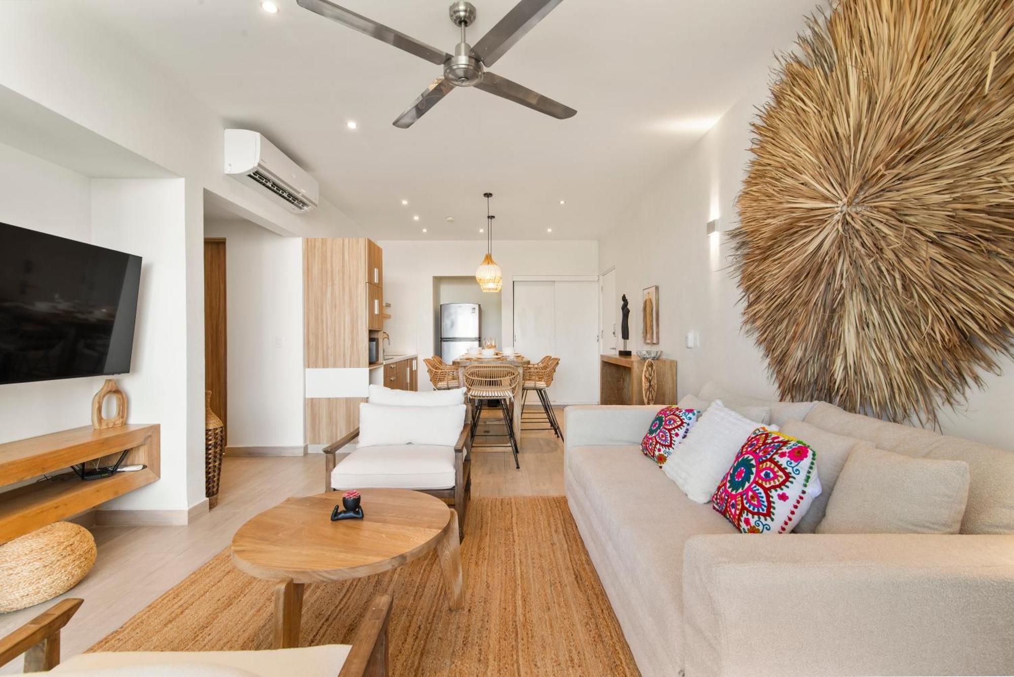 Cozy & New 2br Rooftop, Central, 10min To Apartment Playa del Carmen