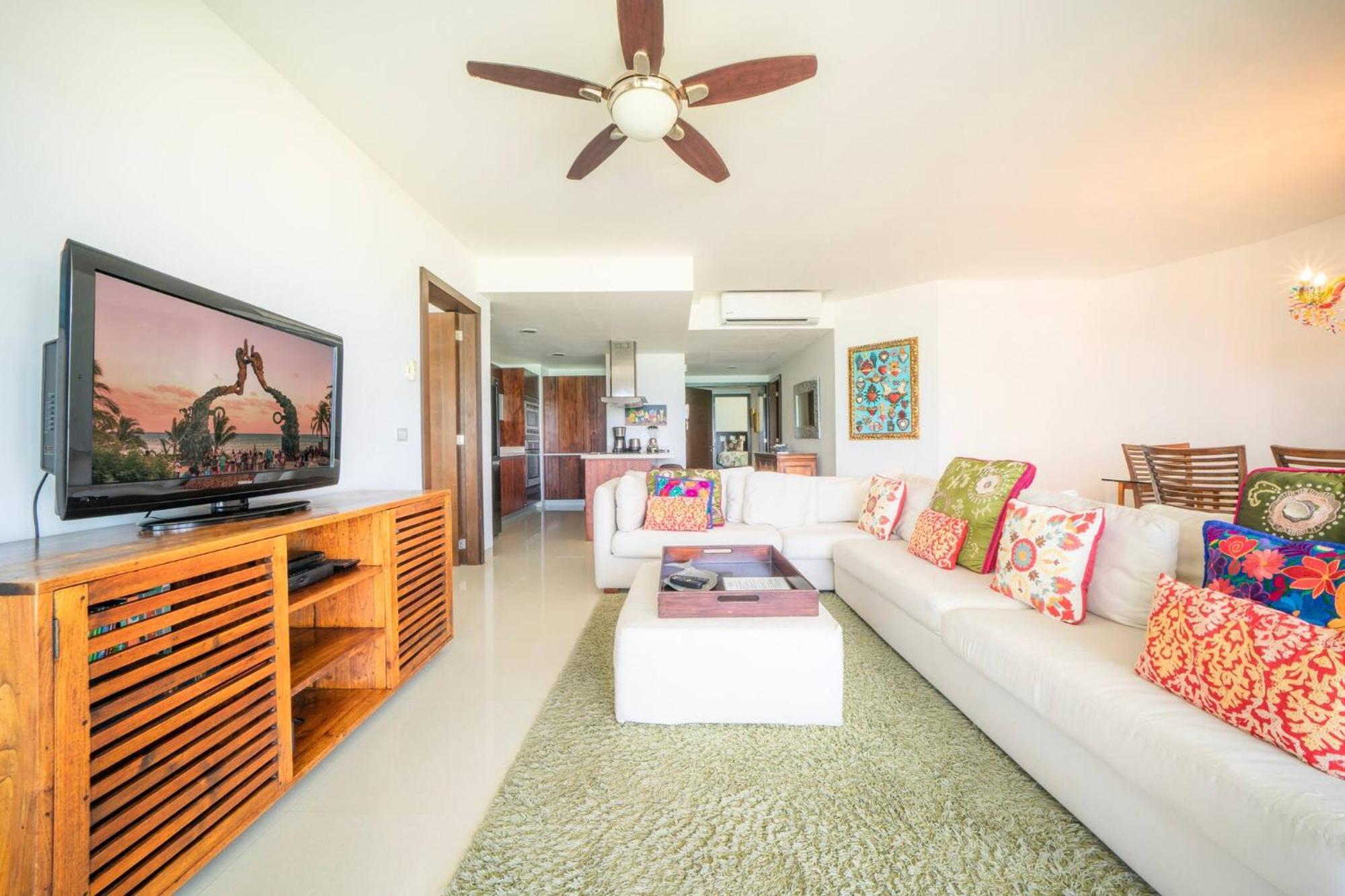 Beachfront With Tub, 3 Bedroom & Pool - At Mareazul Corazon Сasa de vacaciones Playa del Carmen