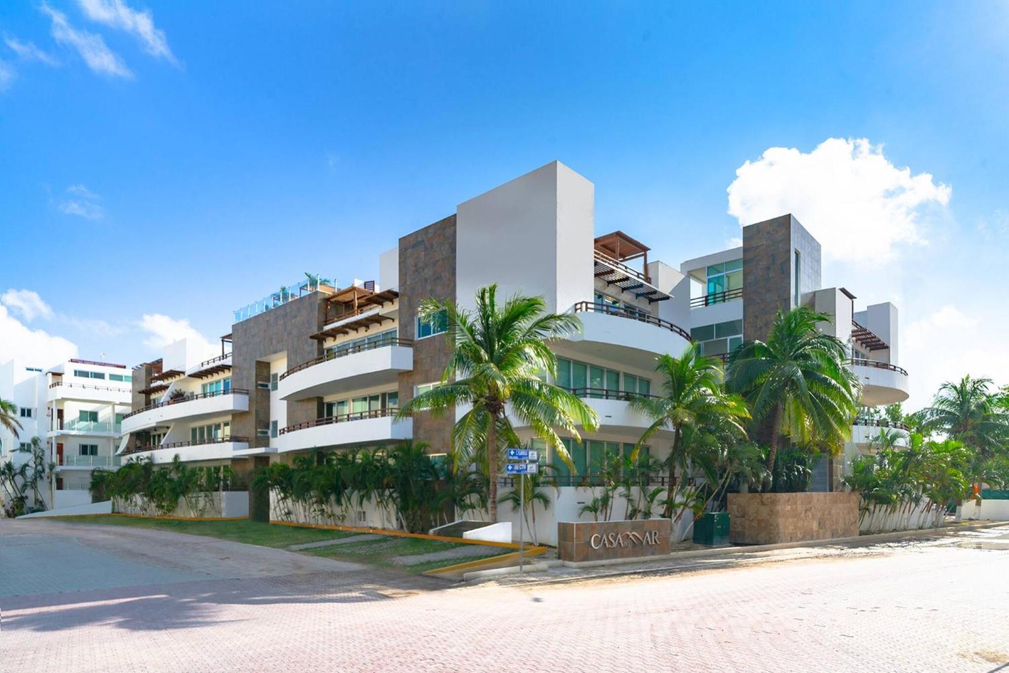 Beachfront Penthouse With 3 Bedrooms & Ocean View - Nubes * Playa del Carmen