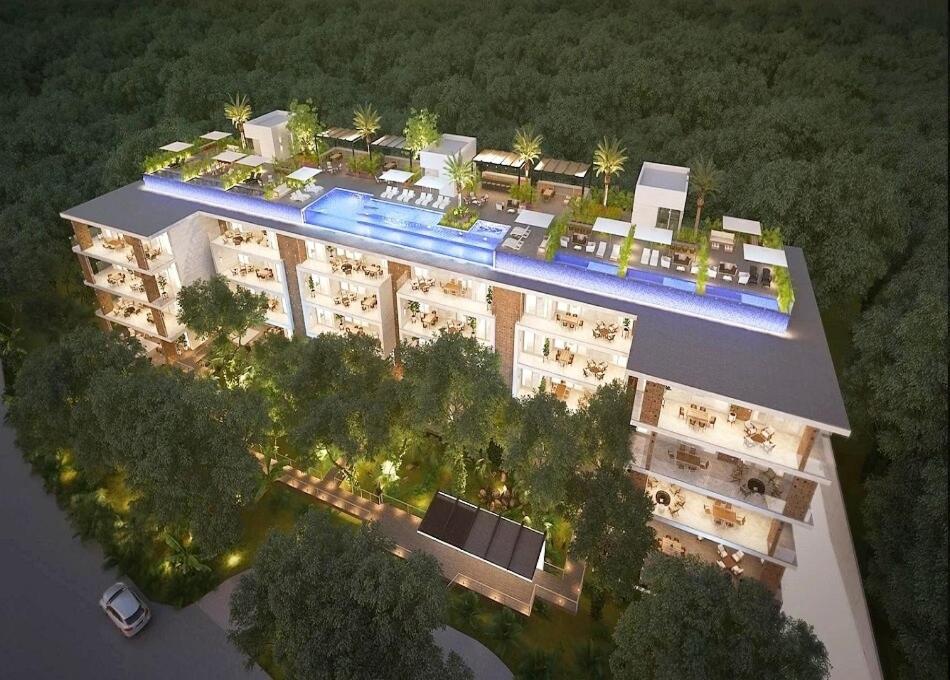 Ocean View Pool In Exclusive Playacar, En-Suite Rooms Apartamento