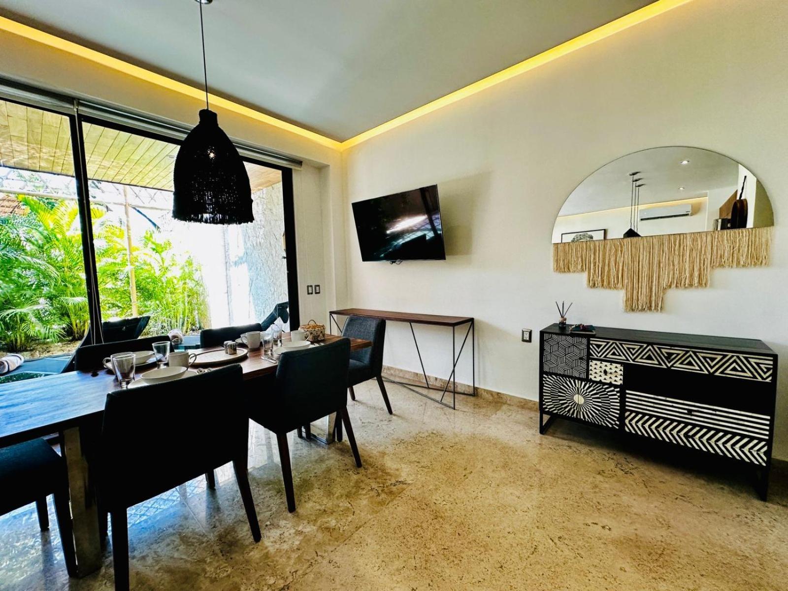 Apartamento Adorable Departamento 5 Min Zona Hotelera Tulum